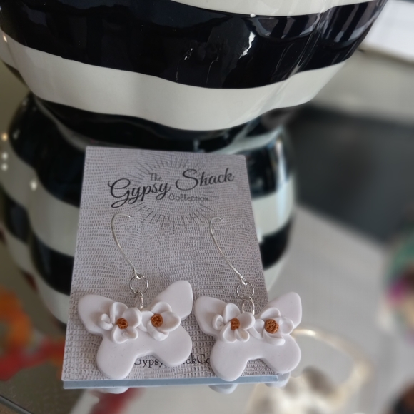 Handmade clay earrings - Picture 4 of 6